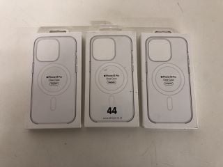 3 X APPLE IPHONE 14 PRO CLEAR CASES