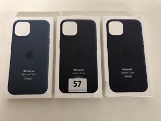 3 X APPLE IPHONE 14 LEATHER CASES