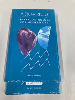 TWO COPIES OF AQUARIUS CRYSTAL ASTROLOGY FOR MODERN LIFE BOOK