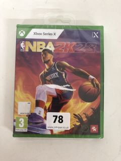 XBOX SERIES X GAME NBA 2K23 SEALED