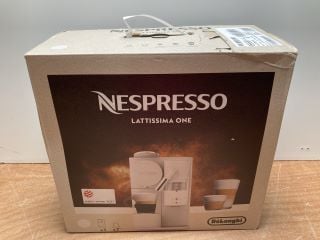 NESPRESSO LATTISSIMA ONE COFFEE MACHINE