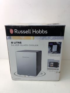 RUSSELL HOBBS 8L SILVER GLASS COOLER