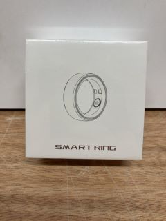 R2 PIXART SMART RING NFC WITH BLUETOOTH. HEART RATE . BLOOD OXYGEN / PRESSURE . BODY TEMP . MULTI SPORTS MODES . SLEEP DETECTION . IOS AND ANDROID IP68 . CERAMIC AND STAINLESS STEEL IN WHITE
