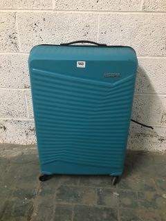 AMERICAN TOURISTER WHEELED SUITCASE IN BLUE
