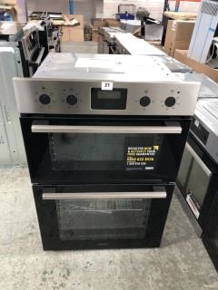 ZANUSSI DOUBLE ELECTRIC OVEN MODEL: ZMNL348