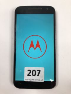MOTOROLA G4  SMARTPHONE IN GREY: MODEL NO XT1622. NETWORK UNKNOWN  [JPTN39332]