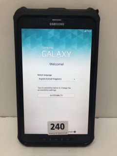 SAMSUNG GALAXY TAB ACTIVE SM-T365  TABLET WITH WIFI IN BLACK.  [JPTN39287]