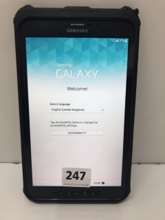 SAMSUNG GALAXY TAB ACTIVE SM-T365  TABLET WITH WIFI IN BLACK.  [JPTN39309]