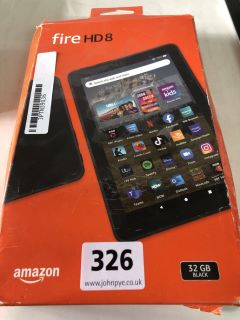 FIRE HD 8 32GB TABLET WITH WIFI IN BLACK. (WITH BOX & CHARGE CABLE)  [JPTN39136]
