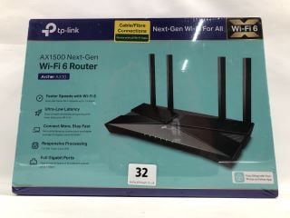 TP-LINK AX1500 NEXT-GEN WI-FI 6 ROUTER (SEALED)