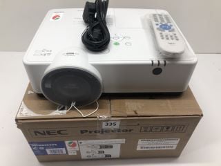 NEC PROJECTOR MODEL NP-ME403UG (WITH REMOTE,WITH POWERS SUPPLY)