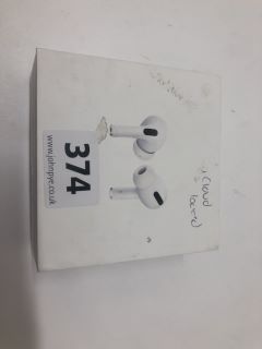 APPLE AIRPOD  PRO EARPHONES IN WHITE: MODEL NO A2084, A2083, A2190 (WITH BOX)  [JPTN39189]