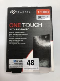 SEAGATE ONE TOUCH WITH PASSPORD 1TB (SEALED)