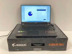 GIGABYTE AORUS 15G XC 512GB SSD LAPTOP (ORIGINAL RRP - €1500,00): MODEL NO RX5L (WITH BOX AND CHARGER, QWERTY KEYBOARD. CONTAINS Ñ // ONLY WORKS WITH CHARGER). I7-10870H @ 2.20GHZ, 32GB RAM, , NVIDIA