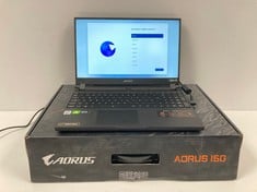 GIGABYTE AORUS 15G XC 512GB SSD LAPTOP (ORIGINAL RRP - €1500,00): MODEL NO RX5L (WITH BOX AND CHARGER, QWERTY KEYBOARD. CONTAINS Ñ // ONLY WORKS WITH CHARGER). I7-10870H @ 2.20GHZ, 32GB RAM, , NVIDIA