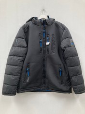 GEOGRAPHICAL NORWAY COAT BLACK SIZE L - LOCATION 1C.