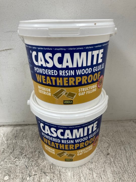 John Pye Auctions 2 X CASCAMITE POWDERED RESIN WOOD GLUE WATERPROOF