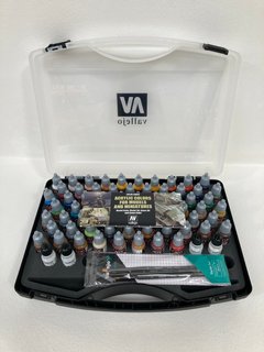 VALLEJO 72172 - ACRYLIC PAINT SET FOR MINIATURES - RRP £209.20: LOCATION - FRONT BOOTH