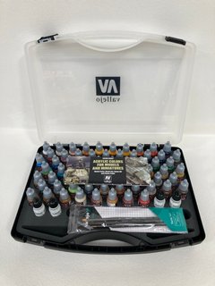 VALLEJO 72172 - ACRYLIC PAINT SET FOR MINIATURES - RRP £209.20: LOCATION - FRONT BOOTH
