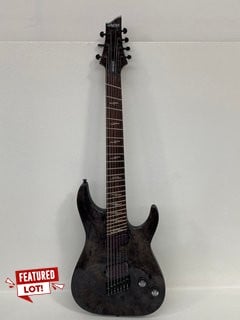 SCHECTER OMEN ELITE-7 MULTISCALE GUITAR IN CHARCOAL - RRP £799: LOCATION - FRONT BOOTH