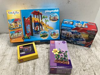 QTY OF ASSORTED TOYS TO INCLUDE LEGO 40683 FLOWER TRELLIS DISPLAY: LOCATION - F10