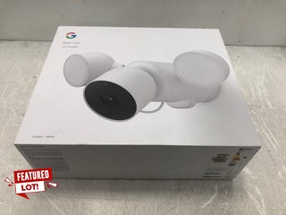 GOOGLE NEST CAM WITH FLOODLIGHT IN WHITE RRP £269.00: LOCATION - B1