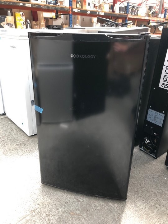 John Pye Auctions COOKOLOGY 121L UNDERCOUNTER FRIDGE IN BLACK MODEL UCFR110BK/1 RRP £160