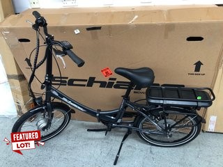 (COLLECTION ONLY) SCHIANO E-STAR ELECTRIC BIKE IN BLACK - RRP £715: LOCATION - A4