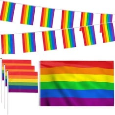 QTY OF ASSORTED ITEMS TO INCLUDE RAINBOW FLAG RRP £275: LOCATION - B RACK