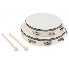 QTY OF ASSORTED ITEMS TO INCLUDE 2 PACK WOODEN TAMBOURINE RRP £140: LOCATION - B RACK