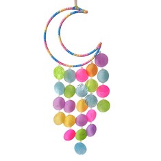 23 X DONKO COLORFUL CAPIZ SHELLS DREAM CATCHERS RAINBOW DREAMCATCHER FOR BEDROOM WALL HANGING SHELL HOME DECOR GIFTS BIRTHDAY GIFTS - TOTAL RRP £276: LOCATION - B RACK