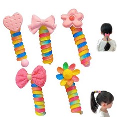QTY OF ASSORTED ITEMS TO INCLUDE 5PCS COLOURFUL TELEPHONE WIRE HAIR BANDS FOR KIDS. TOTAL RRP £167: LOCATION - B RACK