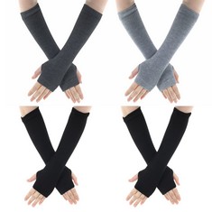 QTY OF ADULT CLOTHING TO INCLUDE 4 PAIRS FINGERLESS CASHMERE GLOVES.: LOCATION - C RACK