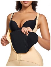 QTY OF ADULT CLOTHING TO INCLUDE ABDOMINAL COMPRESSION BOARD FLATTENING FOAM BOARD. BLACK. : LOCATION - C RACK