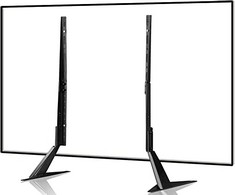 7 X SUPTEK UNIVERSAL TV STAND 65 INCH, METAL TV LEGS FOR 20-65 INCH LCD/LED/OLED/PLASMA FLAT CURVED SCREEN TV HEIGHT ADJUSTMENT WITH VESA 75X75MM TO 800X500MM MAX 50KGS/110 LBS TV FEET: LOCATION - C