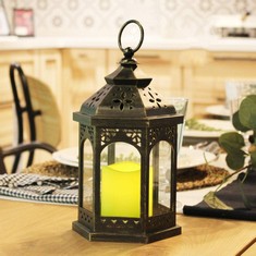 QTY OF ASSORTED ITEMS TO INCLUDE DECORATIVE LANTERNS WITH FLAMELESS CANDLE.: LOCATION - C RACK