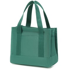 19 X MEEGIRL LIGHTWEIGHT WOMEN'S NYLON TOTE BAGS WATERPROOF HANDBAGS CASUAL SHOULDER BAGS FOR EVERYDAY HOLIDAY TRAVEL WORK WITH TWO STRAPS , S-GREEN  - TOTAL RRP £95: LOCATION - C RACK