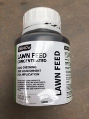 41 X UK GROW - PREMIUM LAWN FERTILISER - 120ML - UNLEASH THE FULL POTENTIAL OF YOUR LAWN - HIGH CONCENTRATE LAWN FEED - TOTAL RRP £171: LOCATION - C RACK