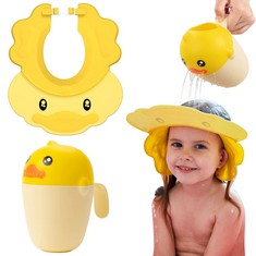 QTY OF ASSORTED ITEMS TO INCLUDE BABY SHOWER CAP. DUCK. BLUE & YELLOW. TOTAL RRP £320: LOCATION - E RACK