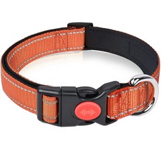 36 X UMI REFLECTIVE DOG COLLAR, ADJUSTABLE BASIC DOG COLLAR WITH SAFETY LOCKING BUCKLE AND SOFT NEOPRENE PADDED, DURABLE NYLON PET COLLARS FOR PUPPY SMALL MEDIUM LARGE DOGS - TOTAL RRP £120: LOCATION