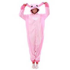 11 X PARTY ALL ANIMALS ONESIE PAJAMAS UNISEX ADULT HOODED MEN WOMEN JUMPSUIT COSTUME COSPLAY SLEEPWEAR HOMEWEAR ANIME COSTUME (AS8, ALPHA, S, REGULAR, REGULAR, STANDARD, PINK) - TOTAL RRP £156: LOCAT