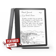 KINDLE SCRIBE (16 GB), THE FIRST KINDLE AND DIGITAL NOTEBOOK, ALL IN ONE, WITH A 10.2" 300 PPI PAPERWHITE DISPLAY, INCLUDES PREMIUM PEN (SEALED): LOCATION - A