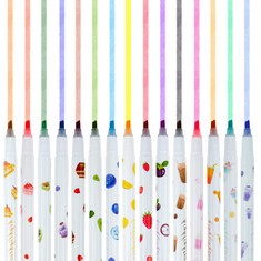 37 X EOOUOOIP HIGHLIGHTERS, 15 COLOURS HIGHLIGHTER SET, NO BLEED CHISEL TIP MARKER PENS FOR JOURNALING NOTE, STUDENTS, KIDS, ADULTS, SCHOOL OFFICE STATIONERY, AESTHETIC SCHOOL STUFF - TOTAL RRP £134: