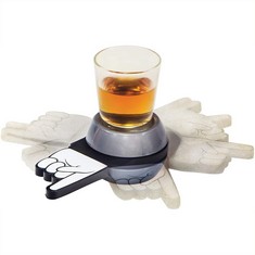 QTY OF ITEMS TO INCLUDE SHOT SPINNER DRINKING GAME RRP £187: LOCATION - C