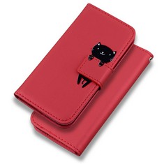 23 X NONETHELESS XIAOMI REDMI NOTE 9T WALLET CASE COVER ACCESSORIES FOLIO FLIP COVERS WITH CARD HOLDER AND MAGNETIC CLOSURE FAUX LEATHER PROTECTIVE CASES FOR XIAOMI REDMI NOTE 9T RED - TOTAL RRP £206