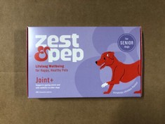 63X ZEST AND PEP LIFELONG WELLBEING FOR HAPPY AND HEALTHY PETS RRP £ 784: LOCATION - D