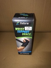 QTY OF ITEMS TO INCLUDE ZOFORE WRIST SUPPORT RRP £300 : LOCATION - D