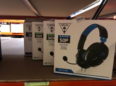 QTY OF ITEMS TO INCLUDE TURTLE BEACH RECON 50P GAMING HEADSET FOR PS5, PS4, XBOX SERIES X|S, XBOX ONE, NINTENDO SWITCH, & PC: LOCATION - E