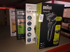 QTY OF ITEMS TO INCLUDE BRAUN SERIES 5 SHAVER : LOCATION - E