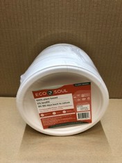 10 X ECO SOUL 100 PERCENT COMPOSTABLE PLATES 6 INCH ROUND RRP £116: LOCATION - A